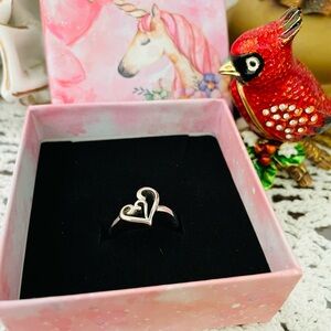 Silver Heart Ring